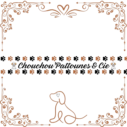 Logo sobre avec ornements pour le site Chouchou'Pattounes & Cie